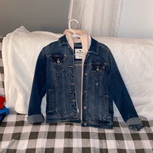 abercrombie kids jean jacket